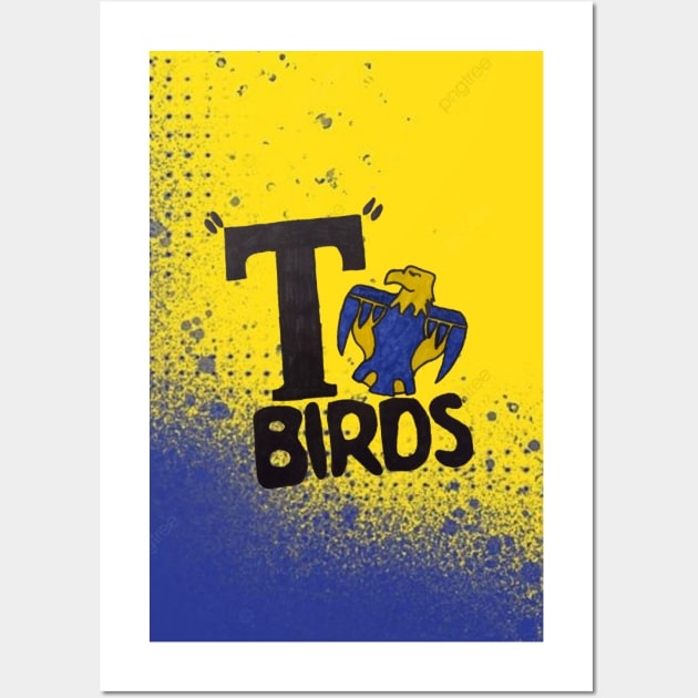 T-Birds Wall Art by Clown Barf